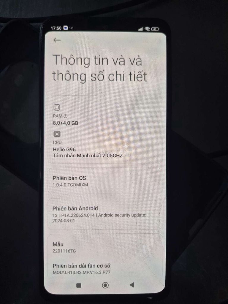 Xiaomi Redmi Note 11 Pro 128GB Đen. Mua bán Điện thoại tại Thành phố Dĩ An Bình Dương được đăng bởi Du Vương hình 1