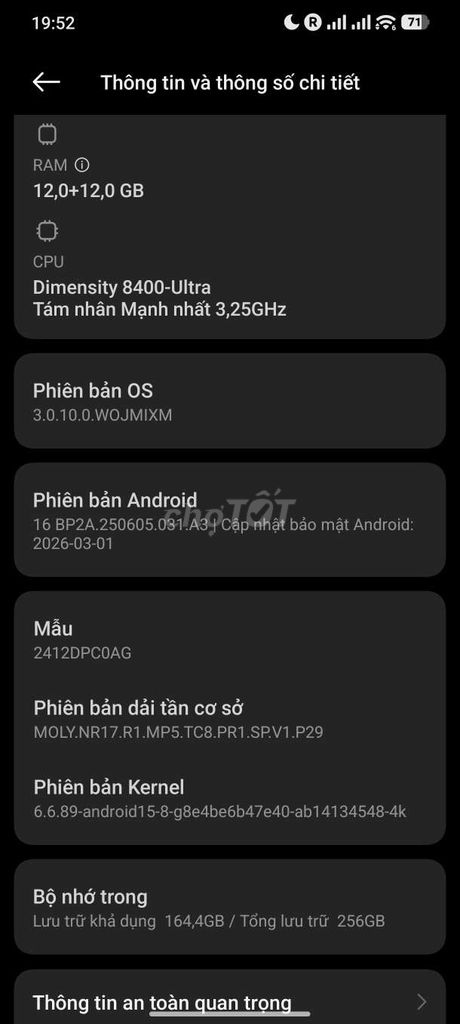 POCO X7 PRO RAM 12+12/256GB. Mua bán Điện thoại tại Huyện Châu Thành Tây Ninh được đăng bởi ANH VŨ GOLDFOOD hình 1