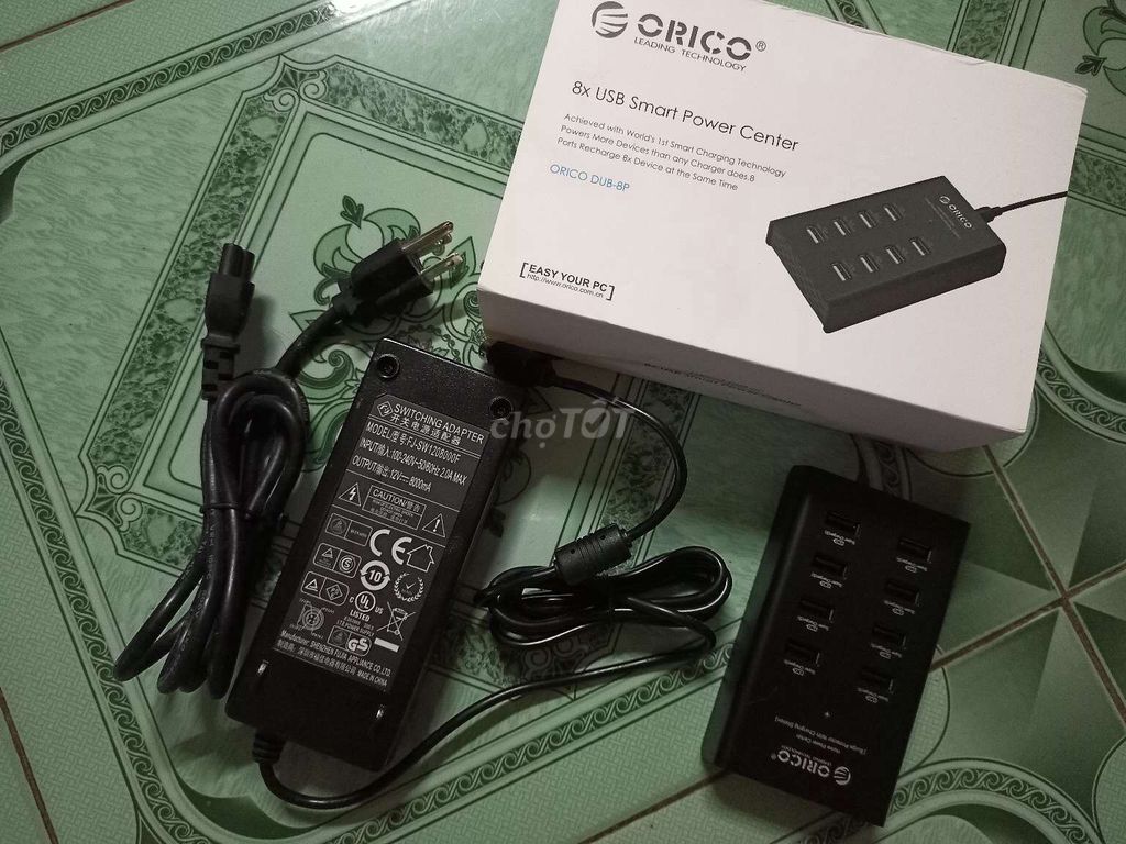 Bộ sạc USB Orico DUB-8P Đen mới. Mua bán Phụ kiện (Màn hình, Chuột...) tại Thành phố Bến Tre Bến Tre được đăng bởi Chương hình 1
