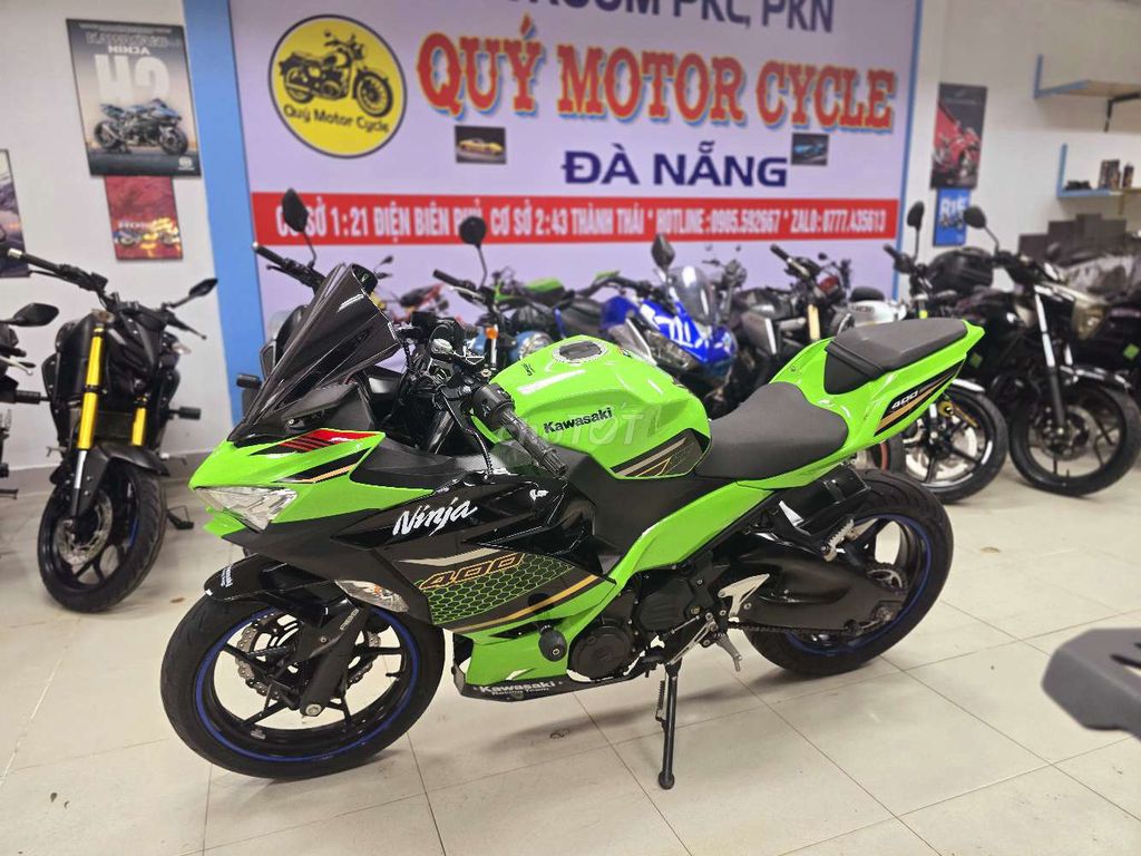Ninja400 Bản KRT odo chuẩn 10.500km(lướt,hiếm). Mua bán Xe máy tại Quận Thanh Khê Đà Nẵng được đăng bởi Quý Moto Cycle 21 điện biên phủ Đà Nẵng hình 2