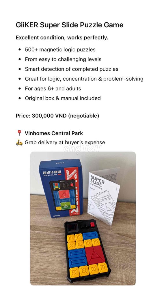 Trò chơi giải đố GiiKER Super Slide