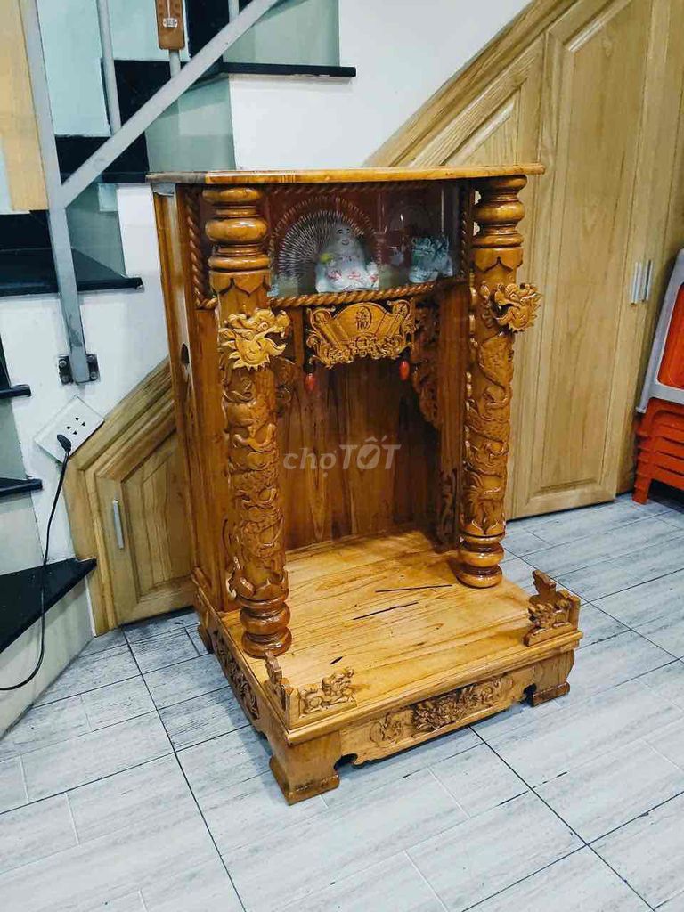 Bàn thờ Thần Tài Thổ Địa Gỗ Nâu. Mua bán Nội thất, đồ gia dụng khác tại Quận Tân Phú Tp Hồ Chí Minh được đăng bởi Chúng Cháu Đi Tìm Bác hình 1