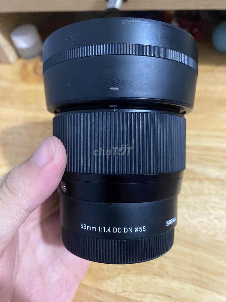 Ống kính Sigma 56mm F1.4 DC DN Sony E-mount Đen. Mua bán Máy ảnh, Máy quay tại Quận 12 Tp Hồ Chí Minh được đăng bởi Minh Đức hình 1