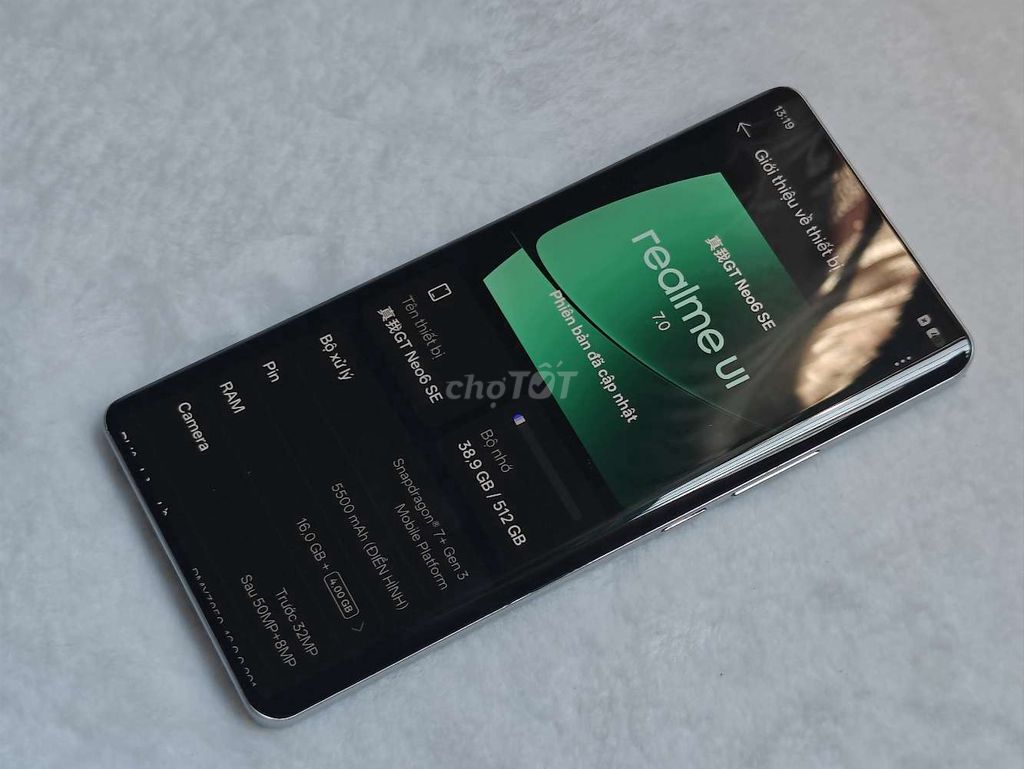 Realme GT Neo 6 SE 16GB/512GB giá tốt. Mua bán Điện thoại tại Quận Bình Tân Tp Hồ Chí Minh được đăng bởi Hiếu hình 1