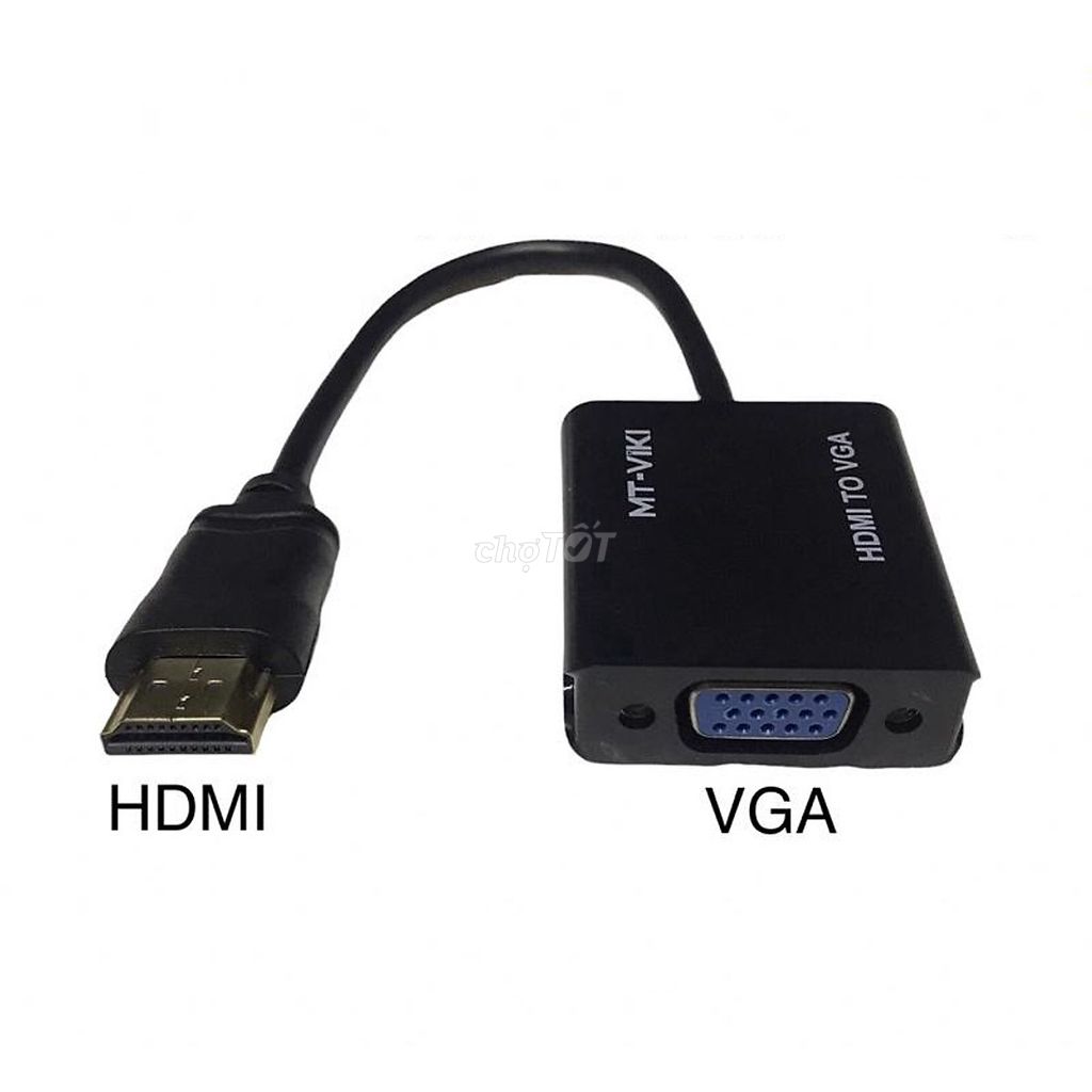 Cáp Chuyển DisplayPort/HDMI sang VGA_Chất Lượng 4K