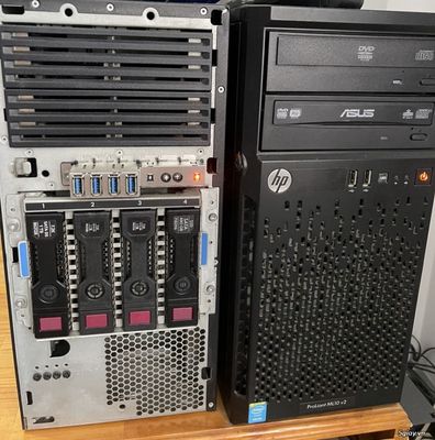 Server HP ML10 gen 9 + server ML10v2