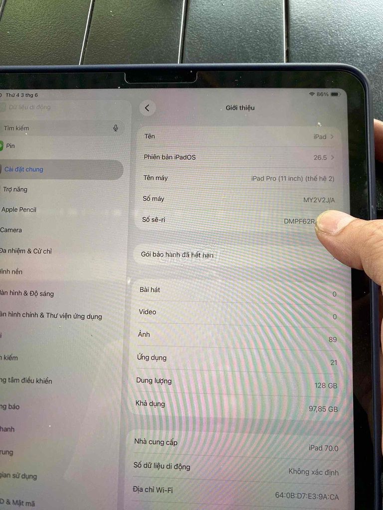 Apple iPad Pro 2020 128GB 4G Xám. Mua bán Máy tính bảng tại Quận Gò Vấp Tp Hồ Chí Minh được đăng bởi Tâm hình 1