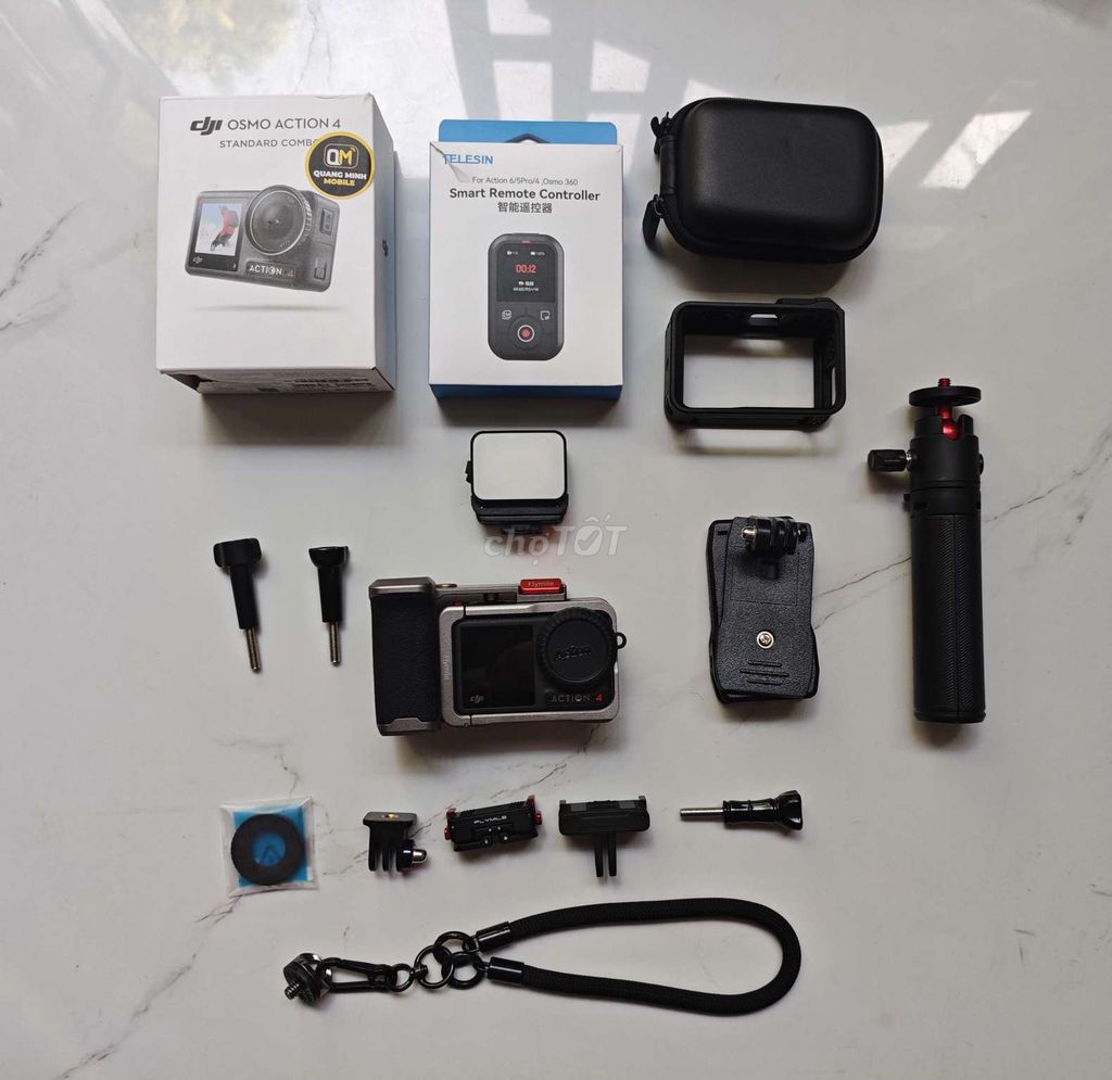 DJI Osmo Action 4 full set phụ kiện. Mua bán Máy ảnh, Máy quay tại Huyện Bến Lức Long An được đăng bởi Lưu Yêm hình 1