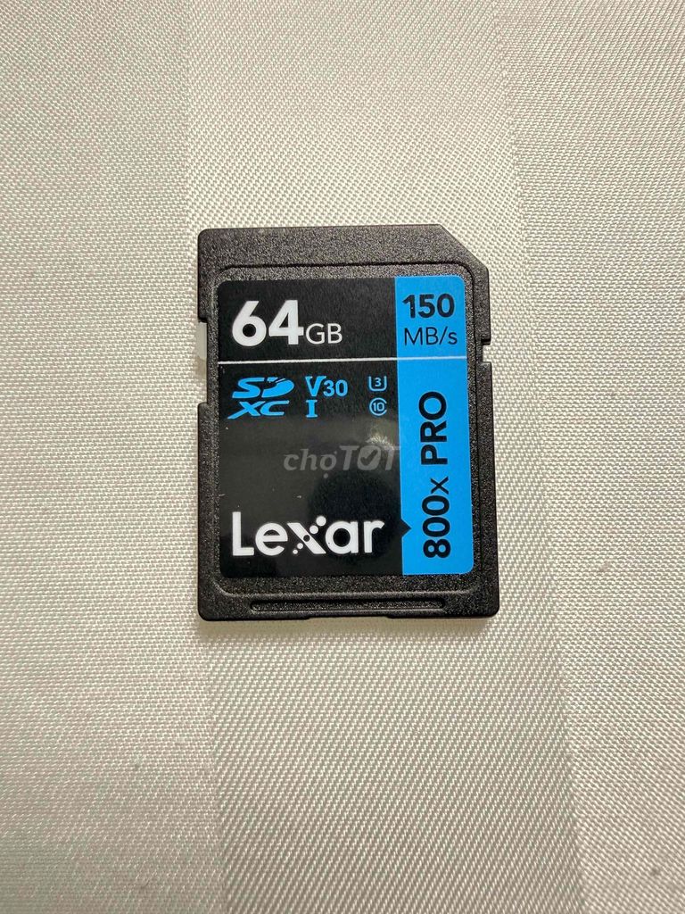 Thẻ nhớ Lexar 64GB như mới. Mua bán Phụ kiện (Màn hình, Chuột...) tại Thành phố Biên Hòa Đồng Nai được đăng bởi Bảo Anh hình 1