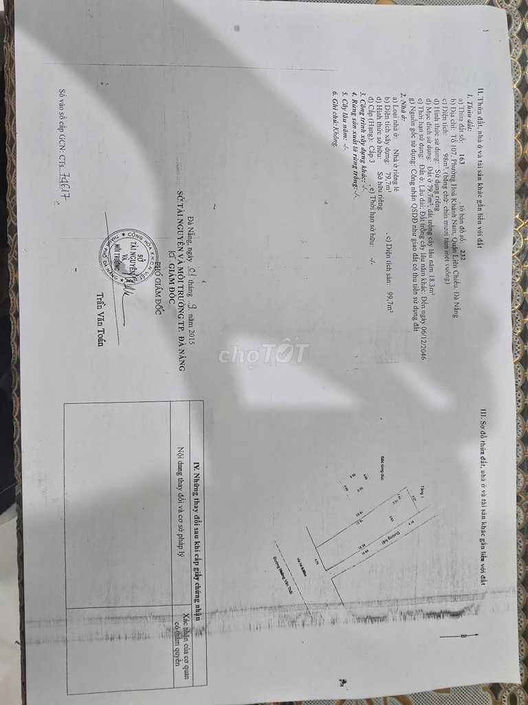 Дом с двумя фасадными сторонами 288 Hoang Van Thai от собственника