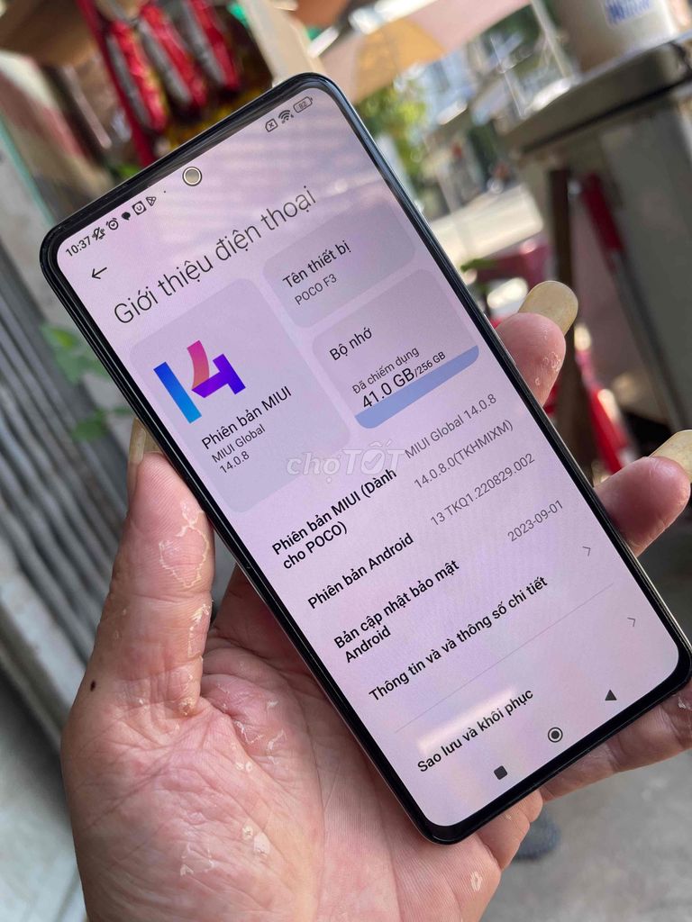 POCO F3 8GB/256GB Trắng. Mua bán Điện thoại tại Quận Bình Tân Tp Hồ Chí Minh được đăng bởi nguyễn sang  hình 1