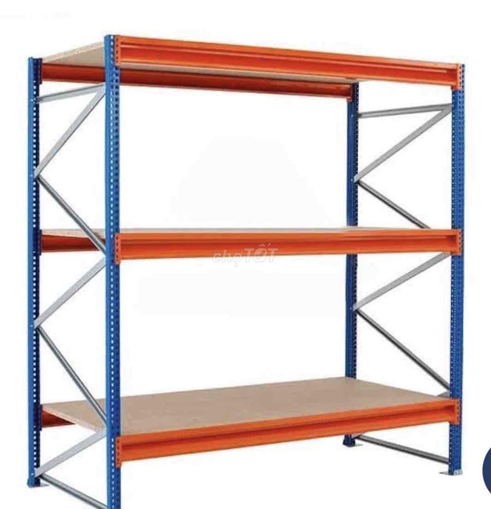 Kệ trung tải 3 tầng ván ép. Mua bán Đồ dùng văn phòng tại Huyện Châu Đức Bà Rịa - Vũng Tàu được đăng bởi Kệ sắt Quang Đạt 232 tây thạnh Tân Phú Tp HCM hình 1