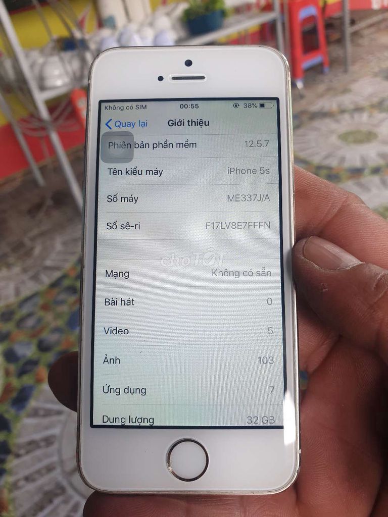 Apple iPhone 5s 32GB Vàng Nhật Bản. Mua bán Điện thoại tại Thành phố Biên Hòa Đồng Nai được đăng bởi thân thiện hình 5