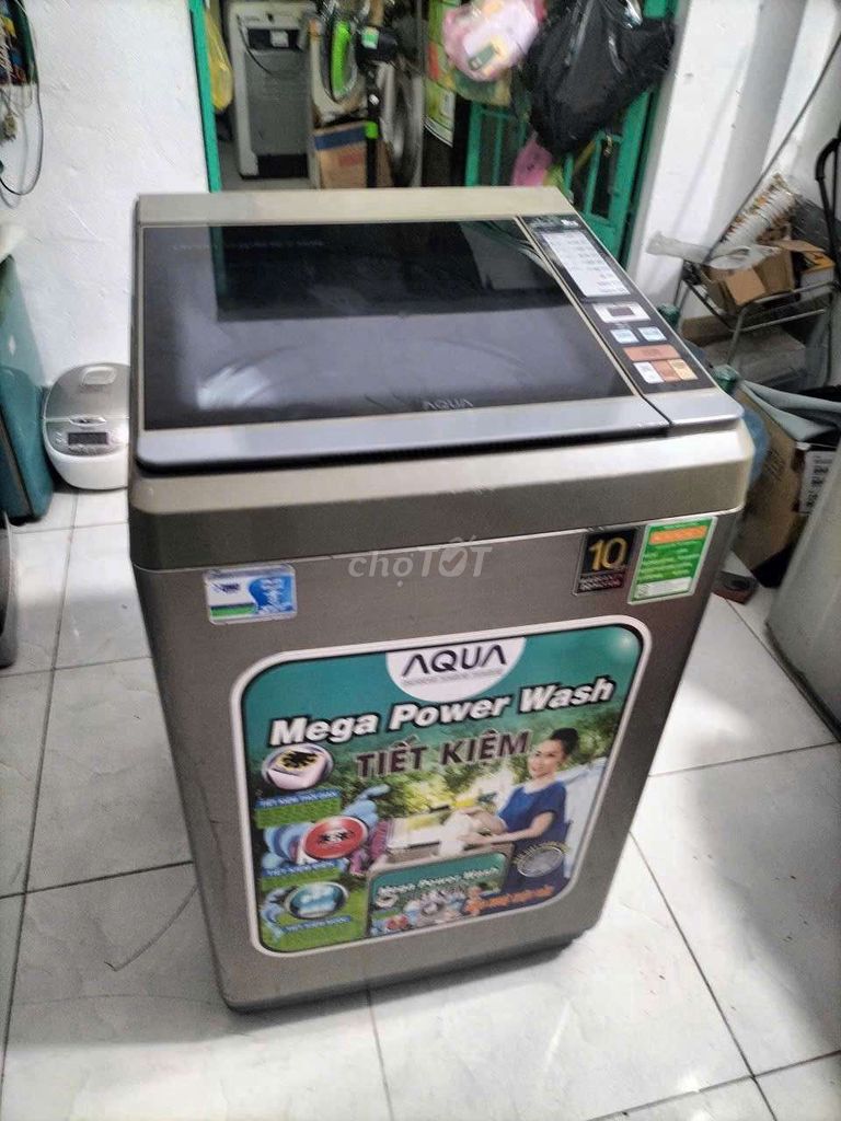 máy giặt AQUA inviter 9Kg giặt vắt êm . Mua bán Máy giặt tại Quận 12 Tp Hồ Chí Minh được đăng bởi Phương Anh  hình 1
