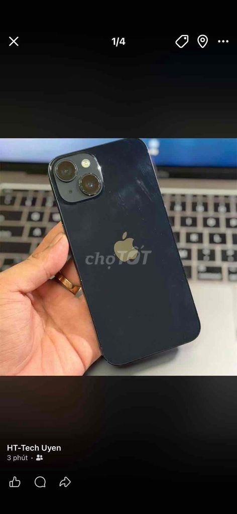 Apple iPhone 14 128GB Đen. Mua bán Điện thoại tại Thành phố Biên Hòa Đồng Nai được đăng bởi Uyên Phạm hình 1
