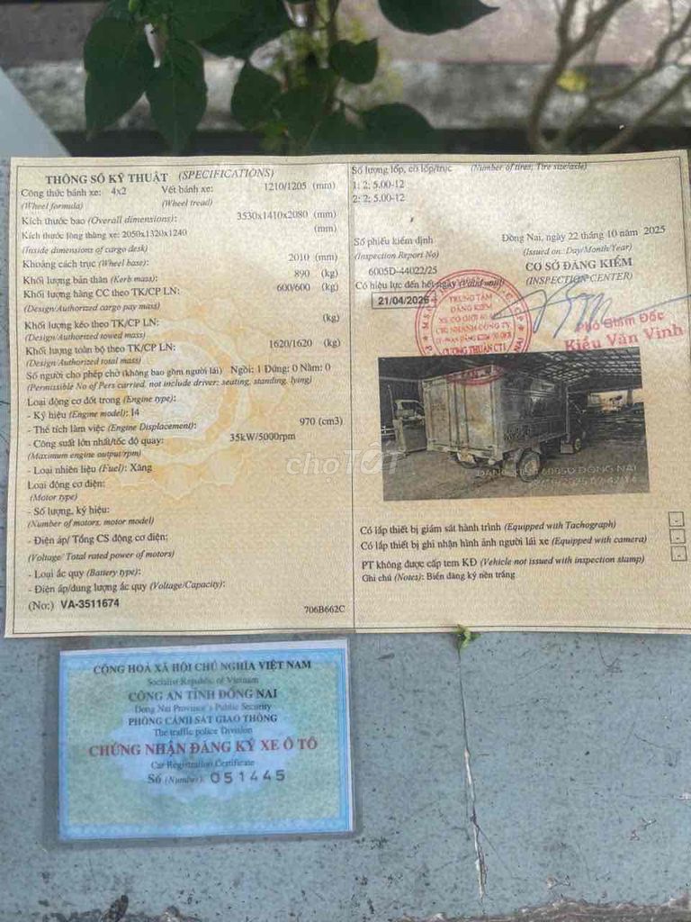 thaco 2016 kiểm mới máy số êm sắt xi đẹp không mục. Mua bán Xe tải, xe ben tại Thành phố Biên Hòa Đồng Nai được đăng bởi Hồ Hiếu  hình 18