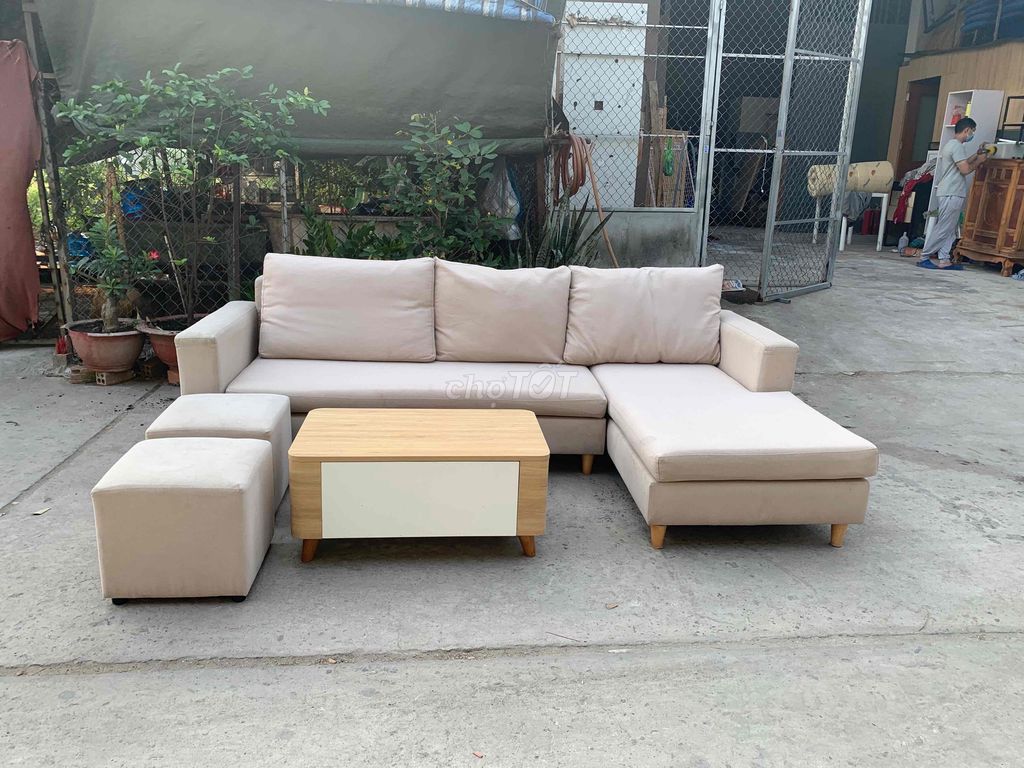 SOFA NỆM NGANG 2M5x1m5