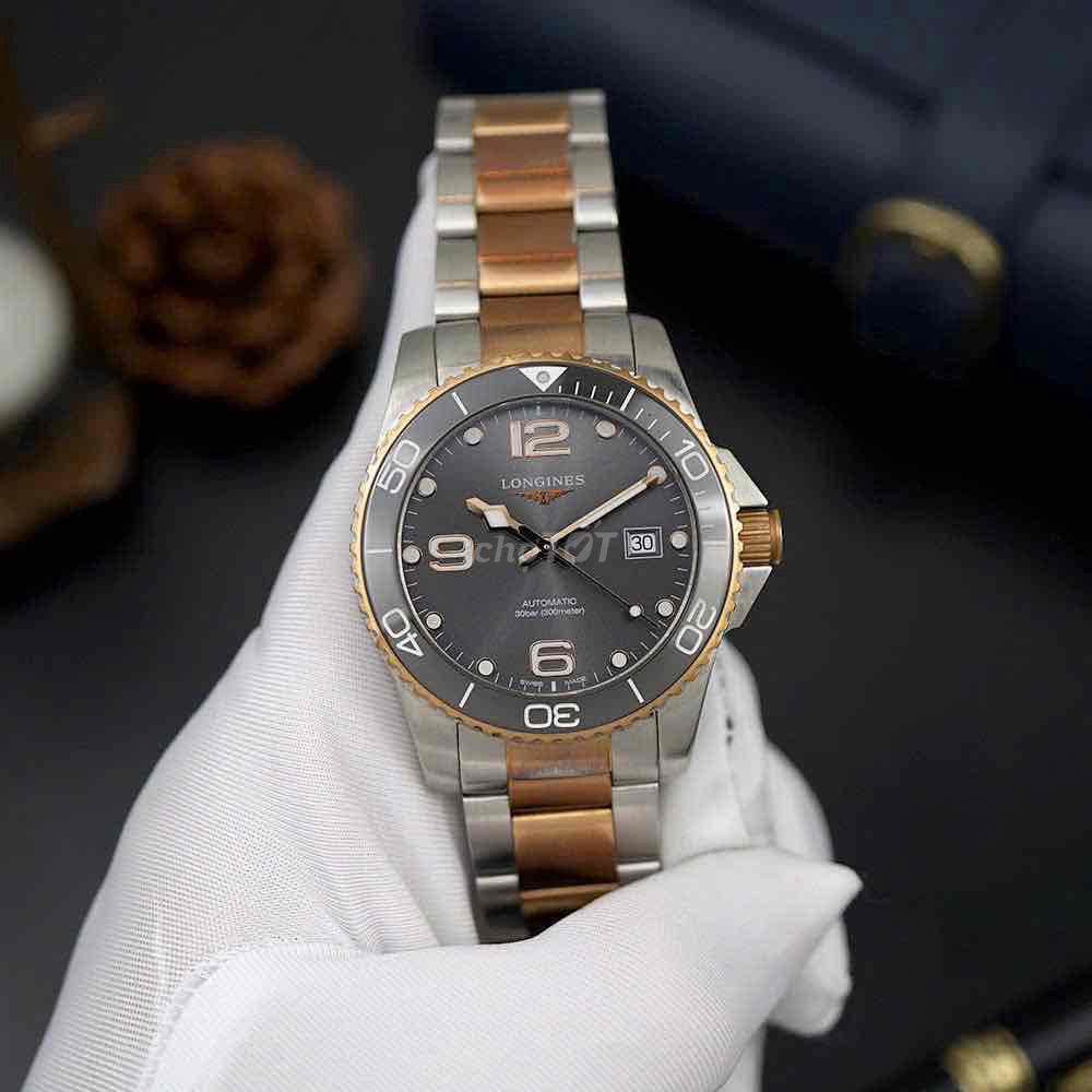 Longines HydroConquest L3.781.3.78.7 demi 18k 41mm. Mua bán Đồng hồ tại Quận Hoàng Mai Hà Nội được đăng bởi Anh Tuấn hình 1