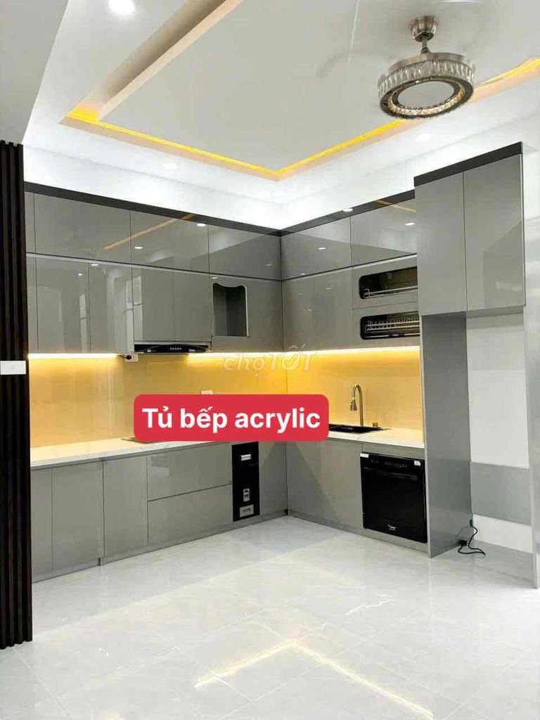 tủ bếp acrylic bóng gương. Mua bán Tủ, kệ gia đình tại Quận Bình Tân Tp Hồ Chí Minh được đăng bởi Nội Thất Phúc Trường An hình 1