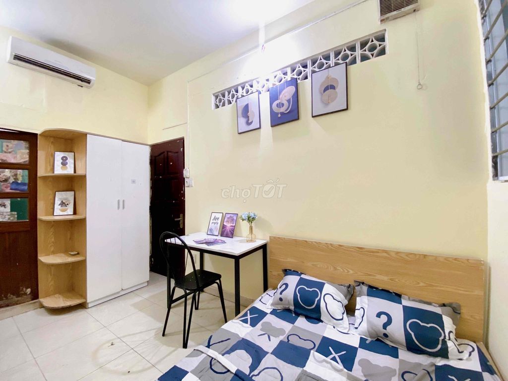 PHÒNG TRỌ FULL NỘI THẤT - THANG MÁY NGAY HỌC VIÊN HÀNG KHÔNG
