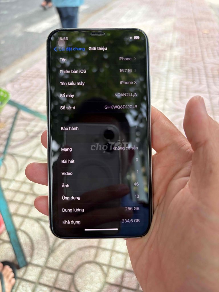Apple iPhone X 256GB Bạc. Mua bán Điện thoại tại Thành phố Châu Đốc An Giang được đăng bởi Hải Đăng hình 1