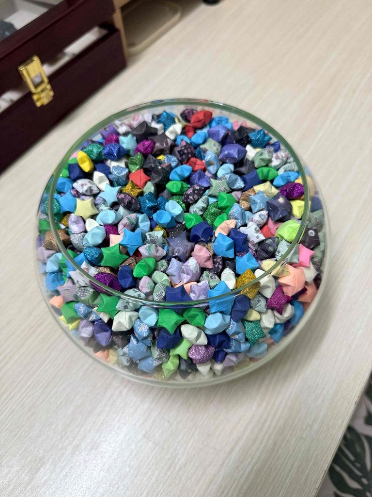 Ngôi sao may mắn Giấy Thủy tinh Nhiều màu. Mua bán Sở thích khác tại Quận Phú Nhuận Tp Hồ Chí Minh được đăng bởi Trương Công Nhuần hình 1