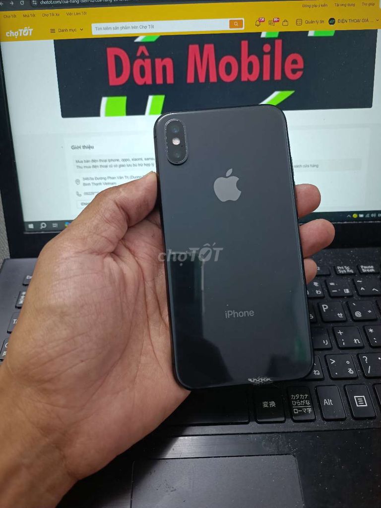 IPHONE X 256GB MÁY QUỐC TẾ CHỨC NĂNG ĐẦY ĐỦ. Mua bán Điện thoại tại Quận Bình Thạnh Tp Hồ Chí Minh được đăng bởi Dân Mobile hình 1