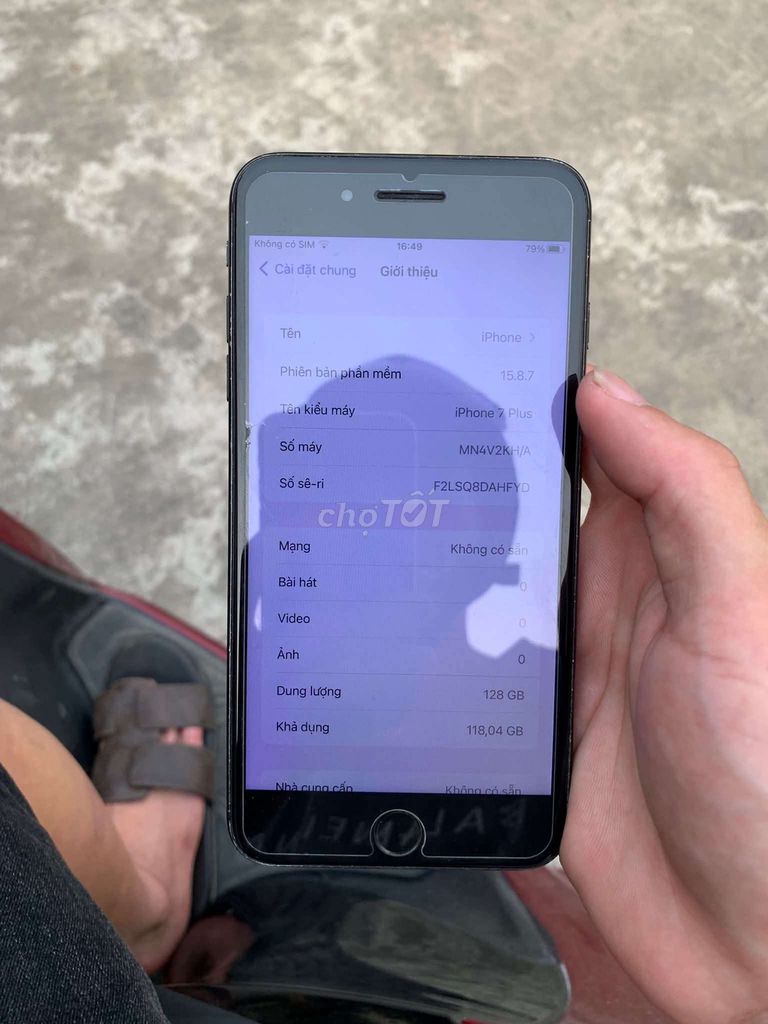 Apple iPhone 7 Plus 128GB Đen. Mua bán Điện thoại tại Quận Hoàng Mai Hà Nội được đăng bởi Ốc Hà hình 1