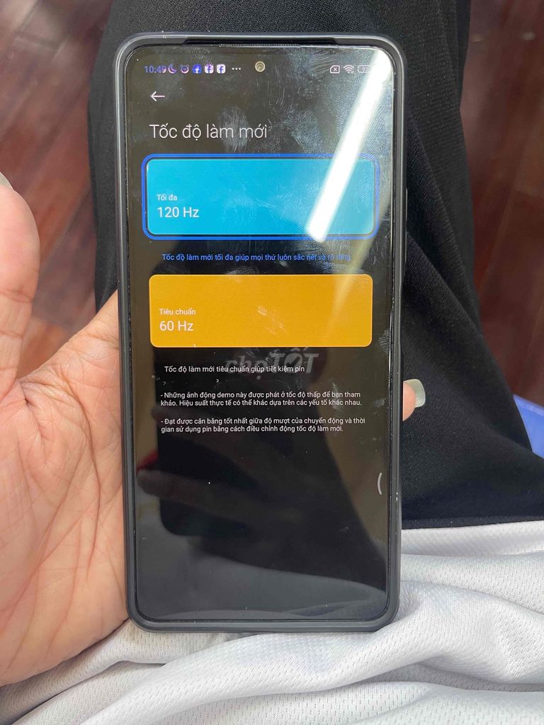 Xiaomi Redmi Note 10 Pro 5G 128GB Đen. Mua bán Điện thoại tại Thành phố Dĩ An Bình Dương được đăng bởi Nguyễn Quang Khánh hình 1