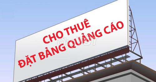 CHO THUÊ ĐẶT BẢNG QUẢNG CÁO