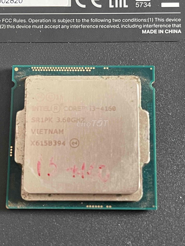 CPU Intel Core i3-4160. Mua bán Linh kiện (RAM, Card...) tại Huyện Trảng Bom Đồng Nai được đăng bởi Thái Phạm hình 1