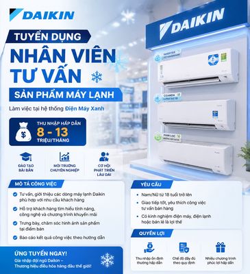 NHÂN VIÊN BÁN HÀNG ĐIỆN MÁY XANH SA ĐÉC