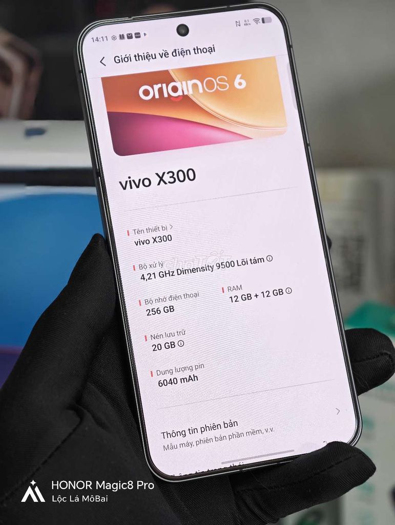Vivo X300 12GB/256GB Đen. Mua bán Điện thoại tại Thành phố Đà Lạt Lâm Đồng được đăng bởi Lộc Lá Mô Bai hình 1