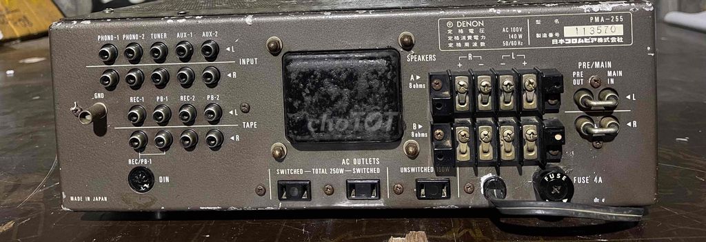amply Denon pma 255. Mua bán Tivi, Âm thanh tại Huyện Bình Chánh Tp Hồ Chí Minh được đăng bởi THANH PHONG hình 2