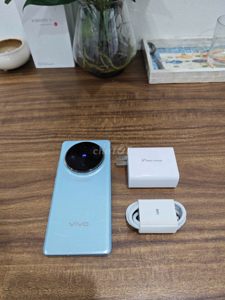Vivo X100 Pro Xanh 16/512 pin 100% sạc 80w có COD. Mua bán Điện thoại tại Quận Hoàng Mai Hà Nội được đăng bởi Trần Ngọc Hiếu hình 1