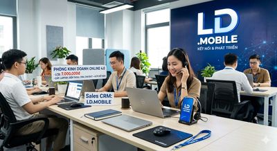 TUYỂN NV BÁN ĐIỆN THOẠI TẠI VĂN PHÒNG  DĨ AN