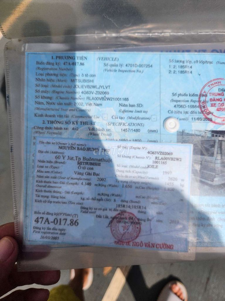 Mitsubishi jolie. Mua bán Ô tô tại Thành phố Buôn Ma Thuột Đắk Lắk được đăng bởi Nguyễn Hưng hình 4