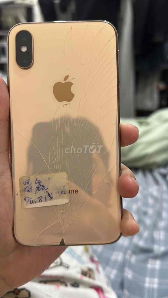 Apple iPhone XS 64GB Vàng Vỡ mặt sau. Mua bán Điện thoại tại Quận Hoàng Mai Hà Nội được đăng bởi Nguyễn Tuấn hình 1