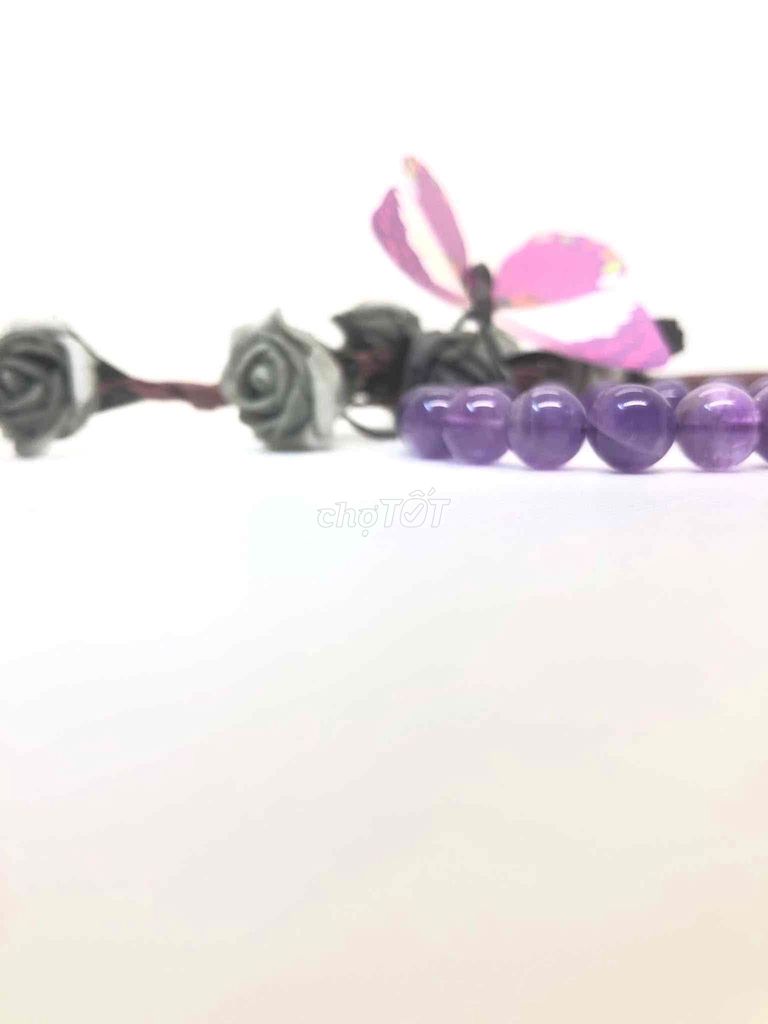 Vòng tay đá thạch anh tím thanh lịch. Mua bán Đồ sưu tầm, đồ cổ tại Quận Tân Bình Tp Hồ Chí Minh được đăng bởi Xu Xu 68 hình 1