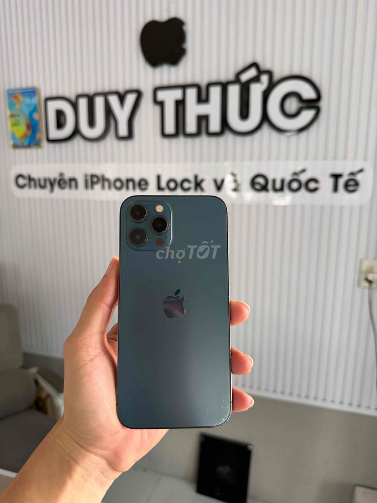 Apple iPhone 12 Pro Max 128GB Xanh Mỹ fix EID sẳn. Mua bán Điện thoại tại Quận Ninh Kiều Cần Thơ được đăng bởi Duy Thức chuyên iphone Lock Cần Thơ hình 1