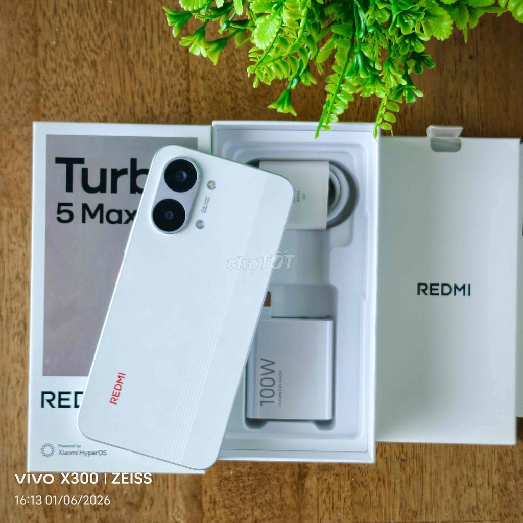 Xiaomi Redmi Turbo 5 Max 256GB Trắng Likenew. Mua bán Điện thoại tại Quận Bình Thạnh Tp Hồ Chí Minh được đăng bởi Nguyễn Đức Huy hình 1