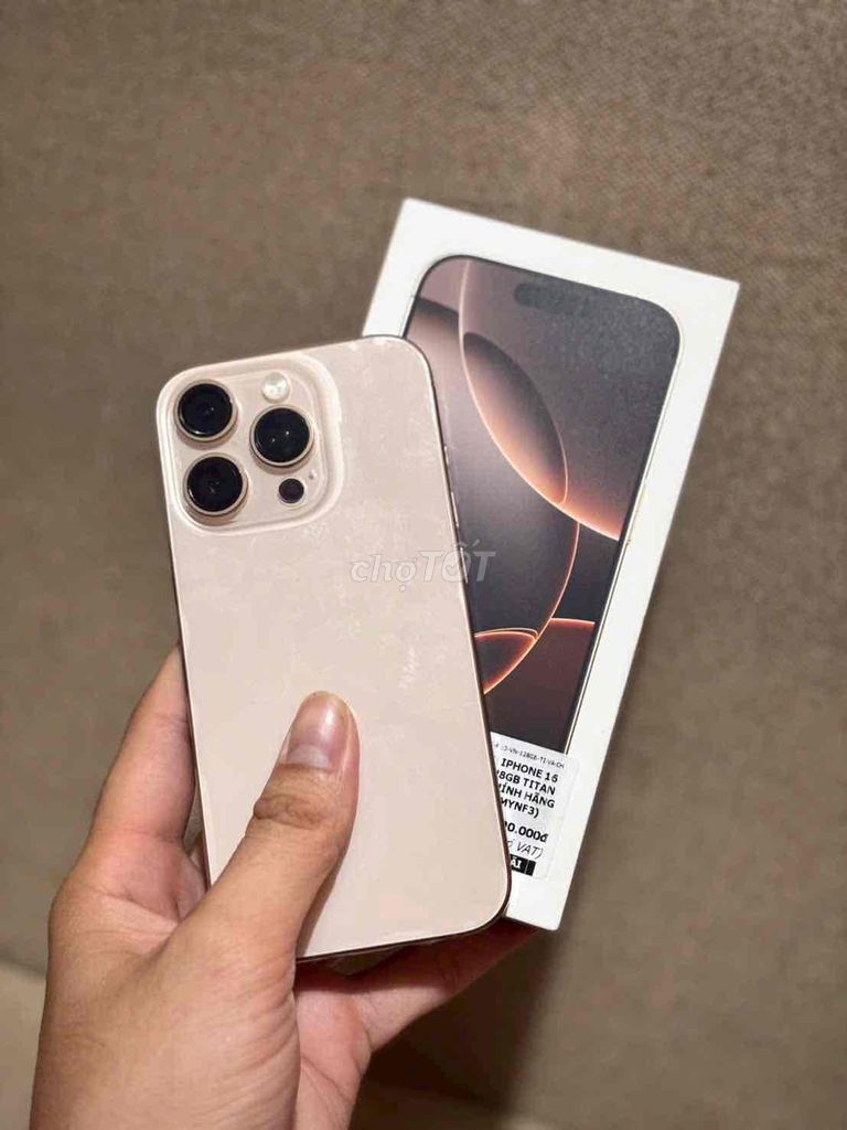 Apple iPhone 16 Pro 128GB Vàng VN/A. Mua bán Điện thoại tại Quận Cái Răng Cần Thơ được đăng bởi Hai Le hình 1