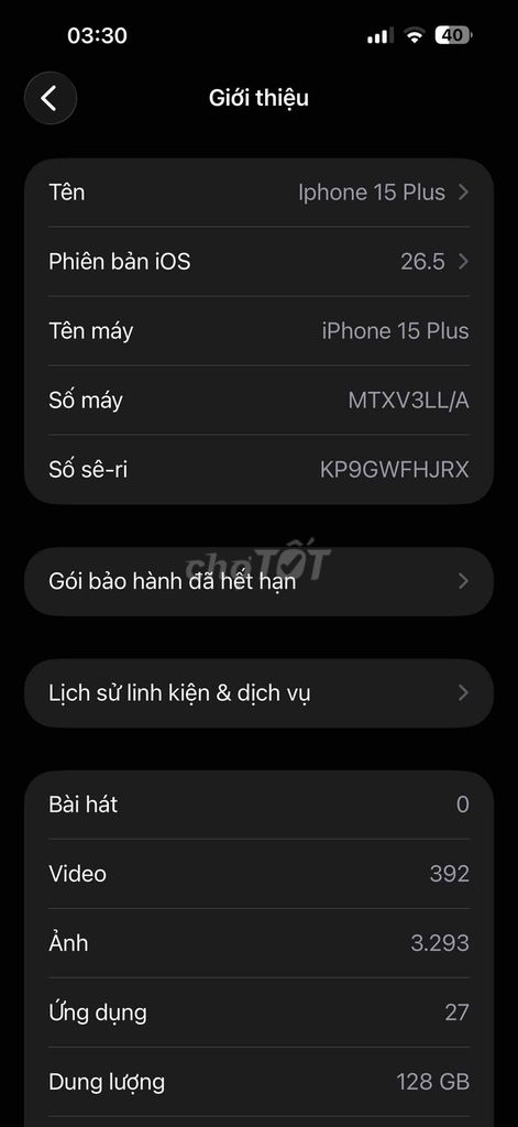 Apple iPhone 15 Plus 128GB Xanh dương. Mua bán Điện thoại tại Huyện Hóc Môn Tp Hồ Chí Minh được đăng bởi Lan Phương hình 1