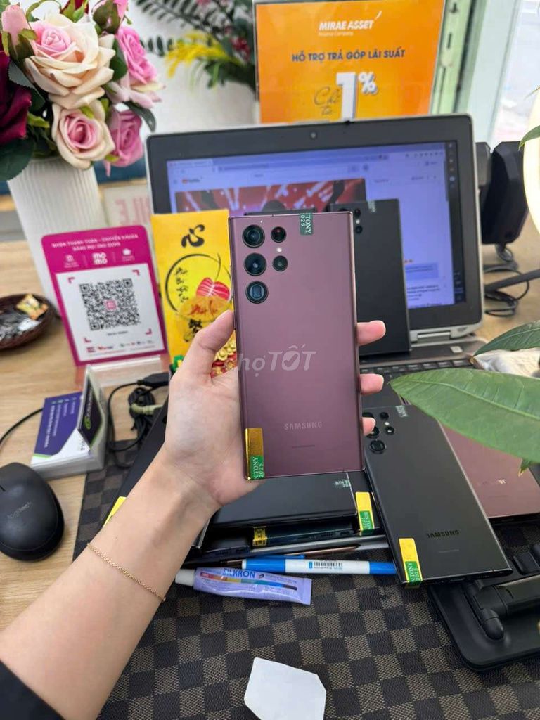Samsung Galaxy S22 Ultra Hồng 128GB, Còn BH. Mua bán Điện thoại tại Quận Bình Thạnh Tp Hồ Chí Minh được đăng bởi Minh phương hình 1