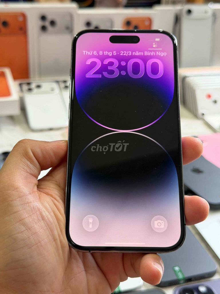 iPhone 14 Pro Nhỏ Gọn 512G Tím VN/a Pin100% Zinall. Mua bán Điện thoại tại Thành phố Thủ Đức Tp Hồ Chí Minh được đăng bởi Táo Uy Tín Chuyên Cung Cấp Sỉ Và Lẻ Tuyển Công Tác Viên hình 1