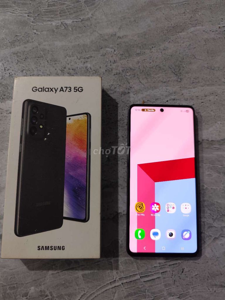 Samsung Galaxy A73 5G 128GB 8GB. Mua bán Điện thoại tại Huyện Cầu Ngang Trà Vinh được đăng bởi Nguyễn Quý hình 1