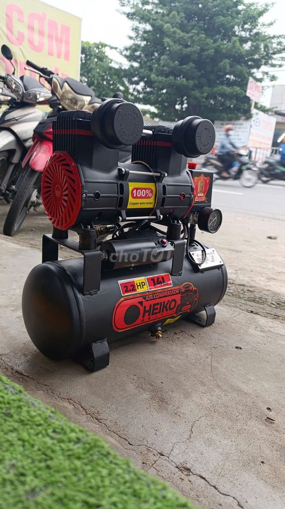 Máy nén khí mini Heiko 14L không dầu siêu êm. Mua bán Đồ chuyên dụng, Giống nuôi trồng tại Thành phố Bạc Liêu Bạc Liêu được đăng bởi Điện máy Evi Thủ đức hình 1