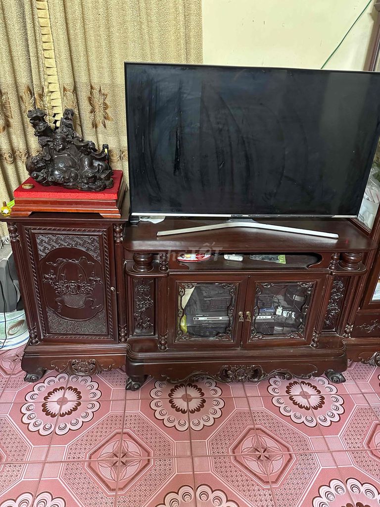 Tủ gỗ nâu 2.2m. Mua bán Tủ, kệ gia đình tại Huyện Thường Tín Hà Nội được đăng bởi Ngô Quyền hình 1