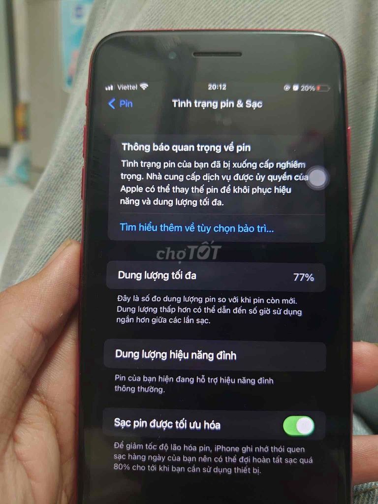 Apple iPhone 8 Plus Đỏ Quốc tế. Mua bán Điện thoại tại Thành phố Thủ Đức Tp Hồ Chí Minh được đăng bởi Phong hình 1