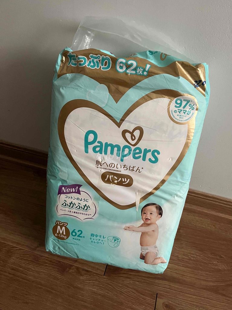 Bỉm Pampers quần M